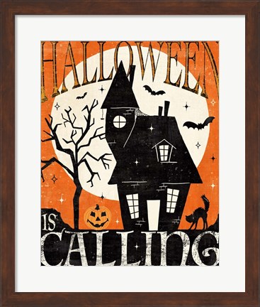 Framed Halloween is Calling III Print