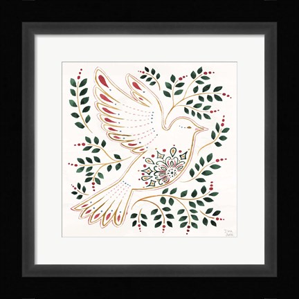 Framed Holiday Sparkle VIII Print