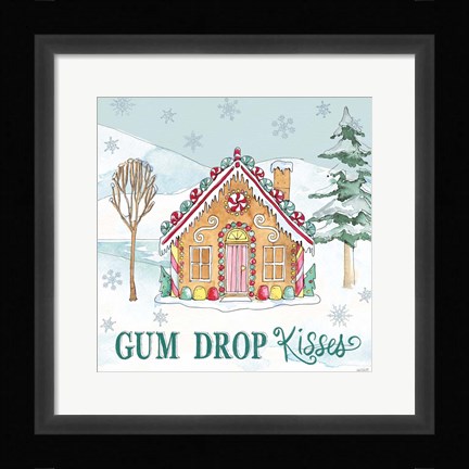 Framed Holiday Trimmings III Print