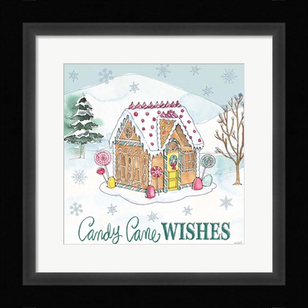 Framed Holiday Trimmings II Print