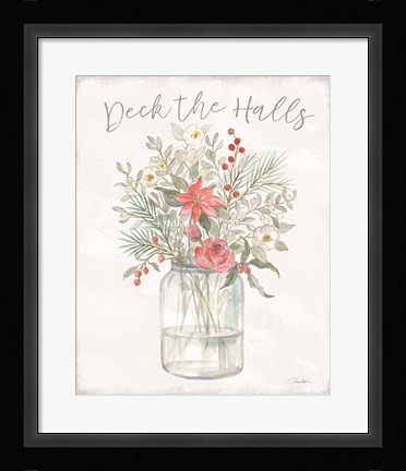 Framed Woodland Christmas V Print