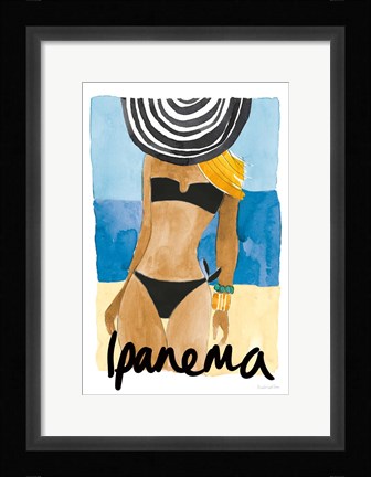 Framed Ipanema Girl Print