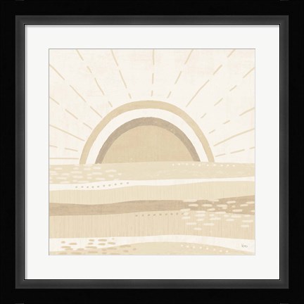 Framed Sweet Summer V Neutral Print