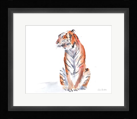 Framed Wild Tiger II Print