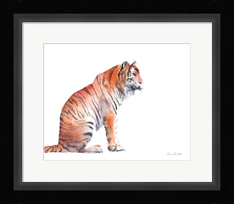 Framed Wild Tiger I Print