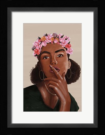 Framed Flower Power II Print