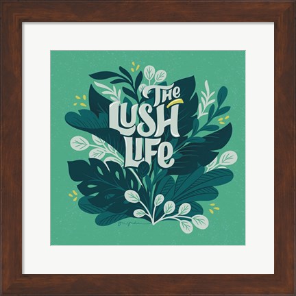 Framed Lush Life V Print