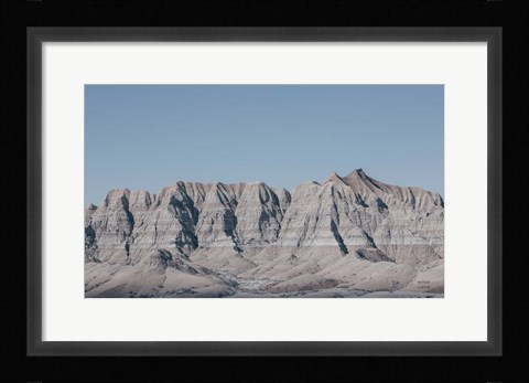 Framed Badlands Print