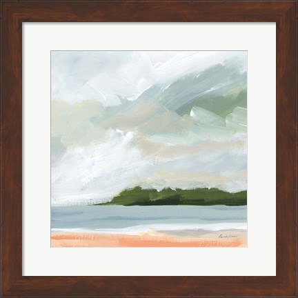 Framed Lake Beach Print