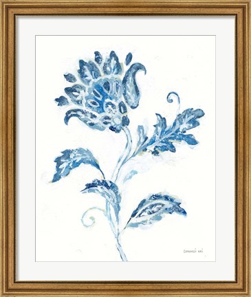 Framed Exotic Elegance Floral II Print