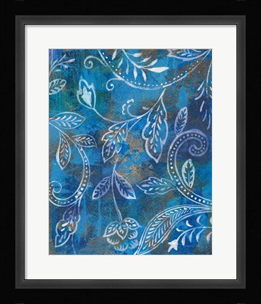 Framed Exotic Elegance Diptych I Print