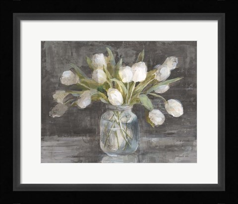 Framed April Tulips Print