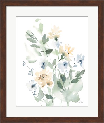 Framed Summer Wildflowers I Print