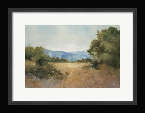 Framed August Fields Print