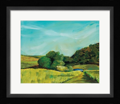 Framed View from Rock Hill Print