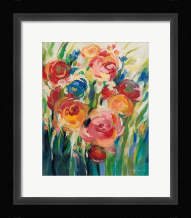 Framed Bright Bloom I Print