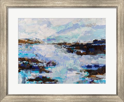 Framed Abstract Marsh Print