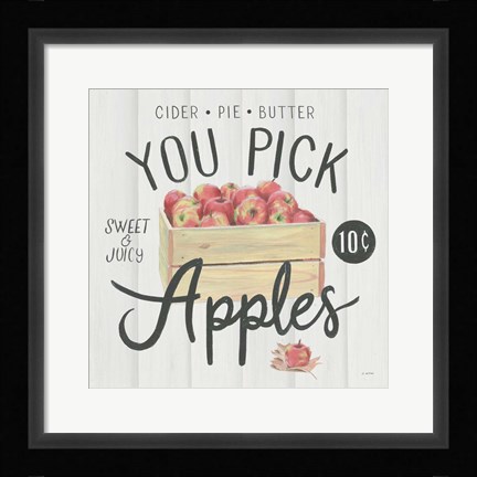 Framed Fall at the Farm IV Print