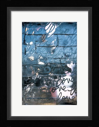 Framed Wall of Love Print