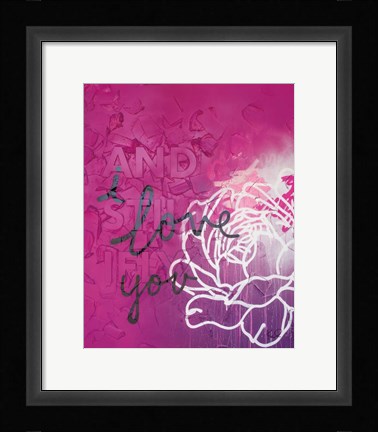 Framed And Still I Fly Print