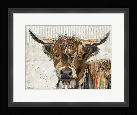 Framed Highland Cow Print