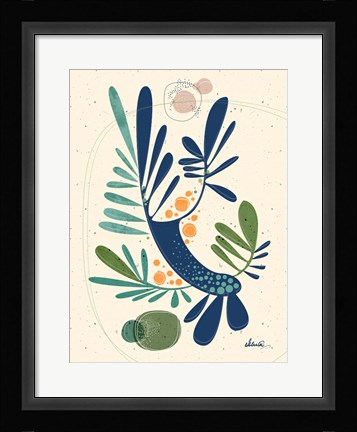 Framed Nordic Trees 1 Print