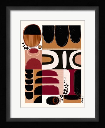 Framed Phylatic -Tribal Tapestry Print