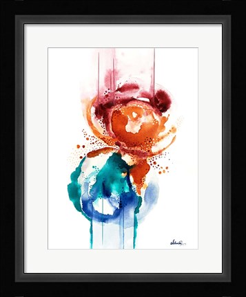 Framed Storm Flower Print