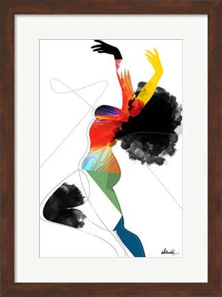 Framed Vivid Woman - Liberated Print