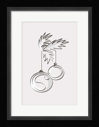 Framed Merry Christmas 3 Print