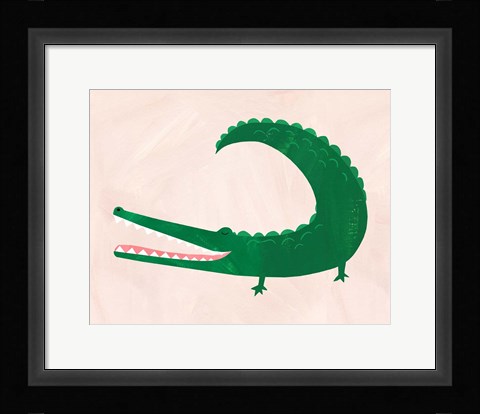 Framed Crocodile Print