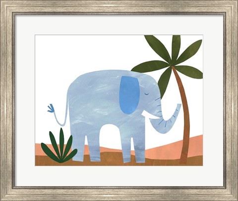 Framed Ellie The Elephant Print