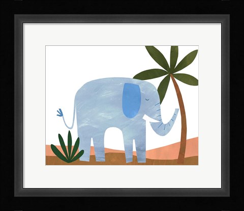 Framed Ellie The Elephant Print