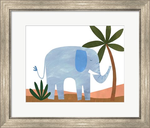 Framed Ellie The Elephant Print