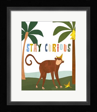 Framed Stay Curious Print