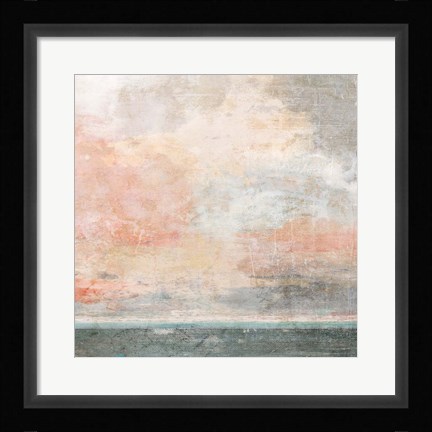 Framed Grey Sea Print