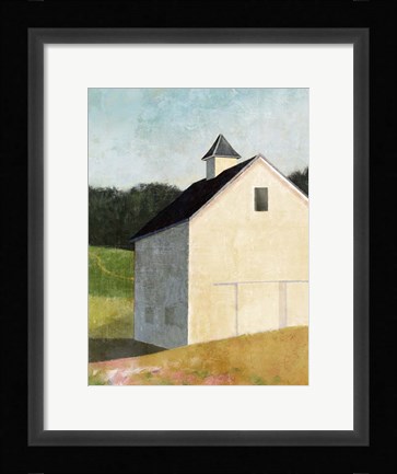 Framed Hillside Barn Print