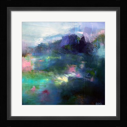 Framed At The Edge of a Lake Print