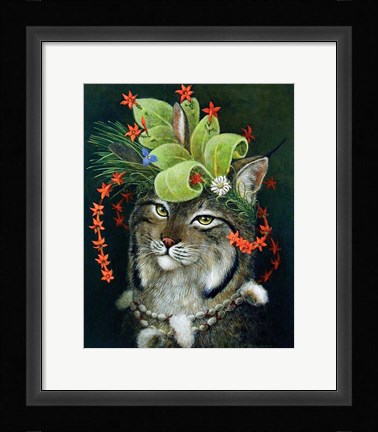 Framed Glorious Forest Hat Print