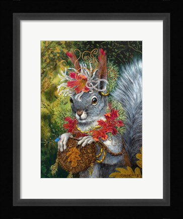 Framed Squirrel's Dream Print