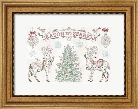 Framed Christmas Season I Print