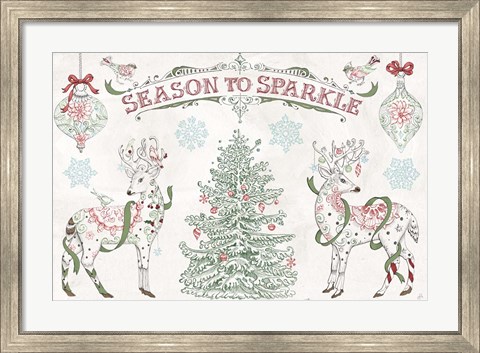 Framed Christmas Season I Print