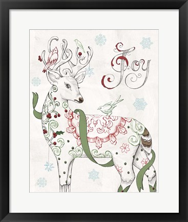 Framed Christmas Season IV Print