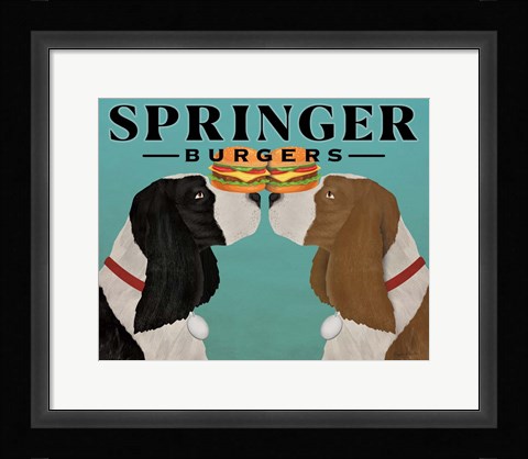 Framed Springer Burgers Print