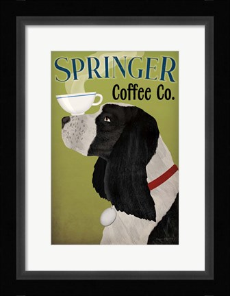 Framed Springer Coffee Co Print
