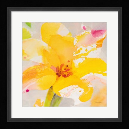 Framed Bright Tulips III Print