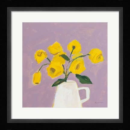 Framed Sweet Yellow Print