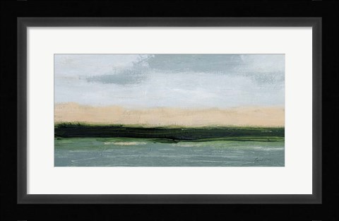Framed Sea Green Print