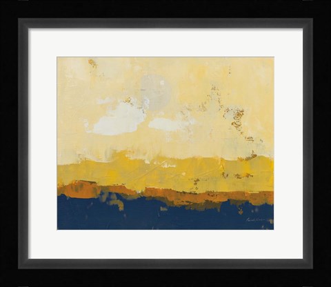 Framed Golden Hour Navy Print