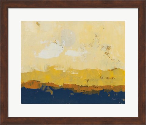 Framed Golden Hour Navy Print
